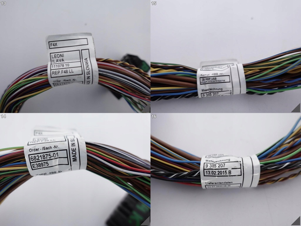 фото №11, Bmw x1 f48 lci 15-22 бампер жгут электропроводка задняя