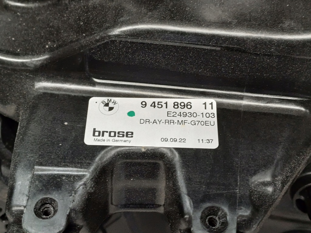 Bmw 7 vii g70 22- механізм скло правий задній 9451896 Київ
