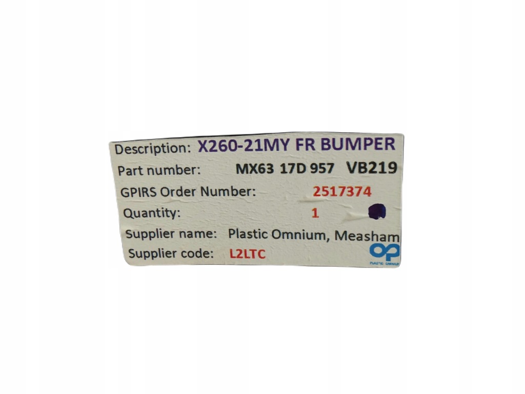 Бампер передний версия pod 6xpdc решётка радиатора jaguar xf lift x260 my21 2020- Оригинал