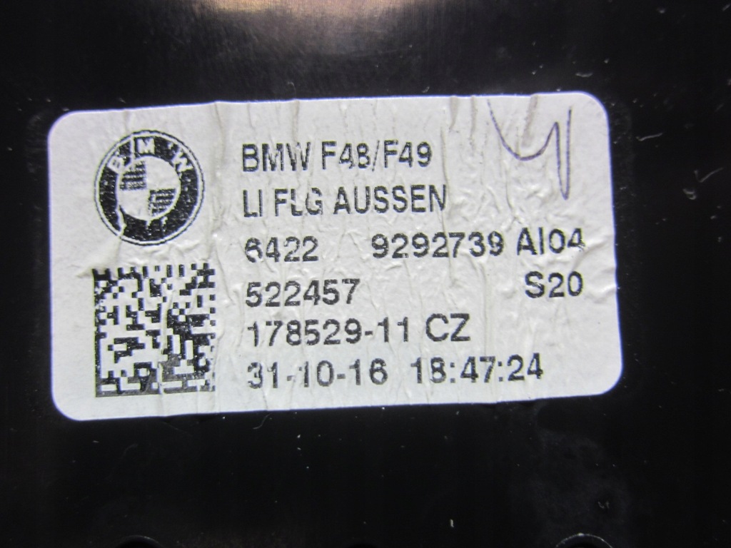 фото №14, Bmw x1 f48 решітка обдув молдинг perlglanz 9292741 64229292741 9292739