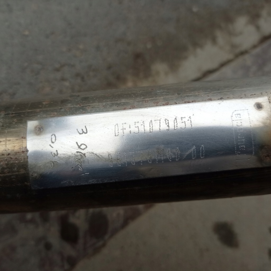 Citroen ds7 1.5 труба вихлопна гасник Оригінал