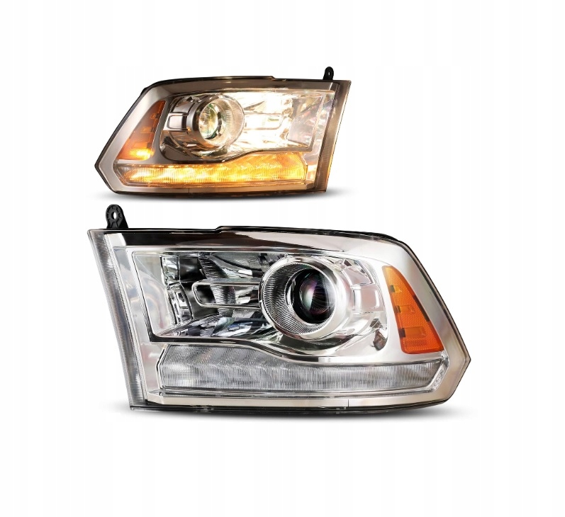 Купить Dodge ram 2016- фара правый  + левая светлая led линза комплект с adapterami