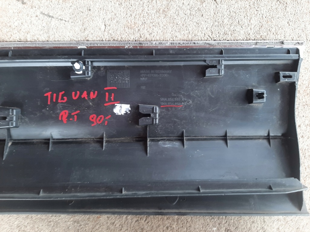 фото №9, Vw tiguan ii молдинг дверь правый задняя 5na854950af