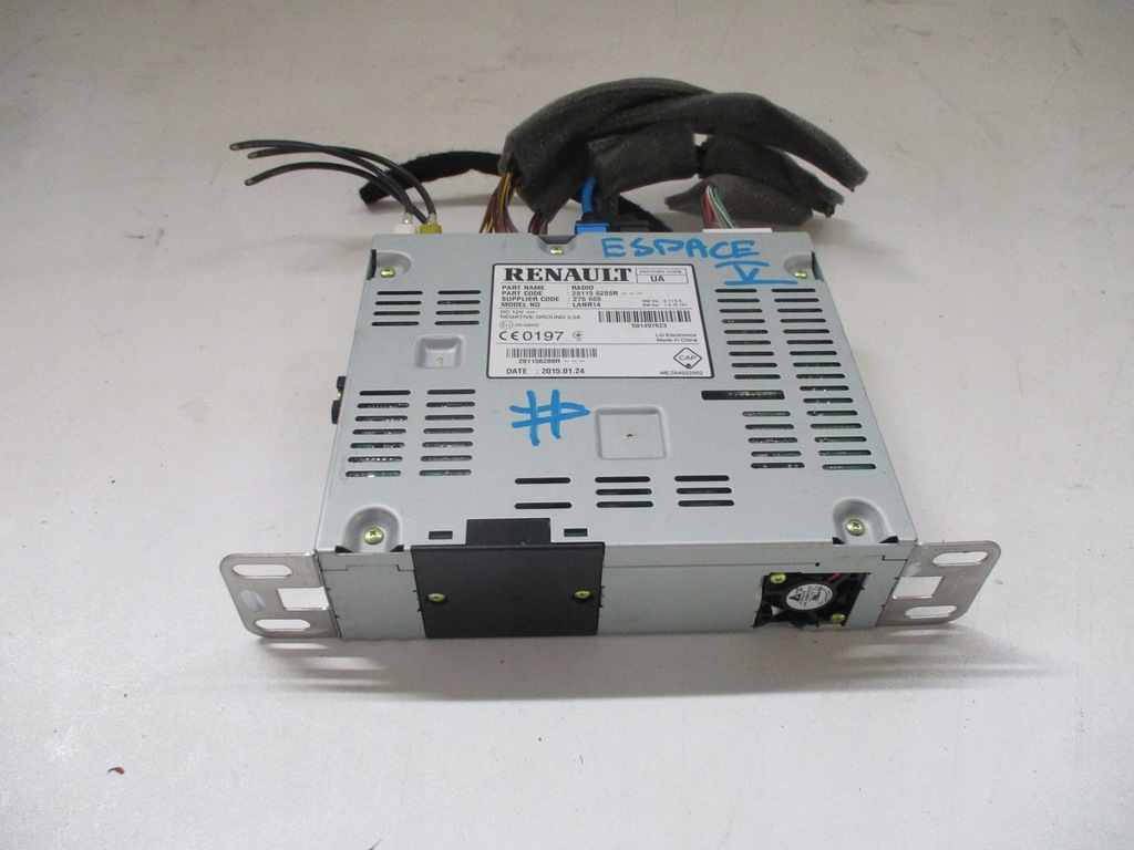 фото №1, Радио renault espace 281156288r