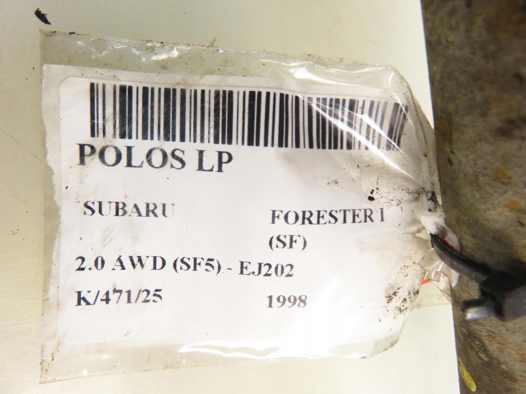 фото №8, Привідний вал ліва передня subaru forester i sf 2.0 awd 125 - ej202