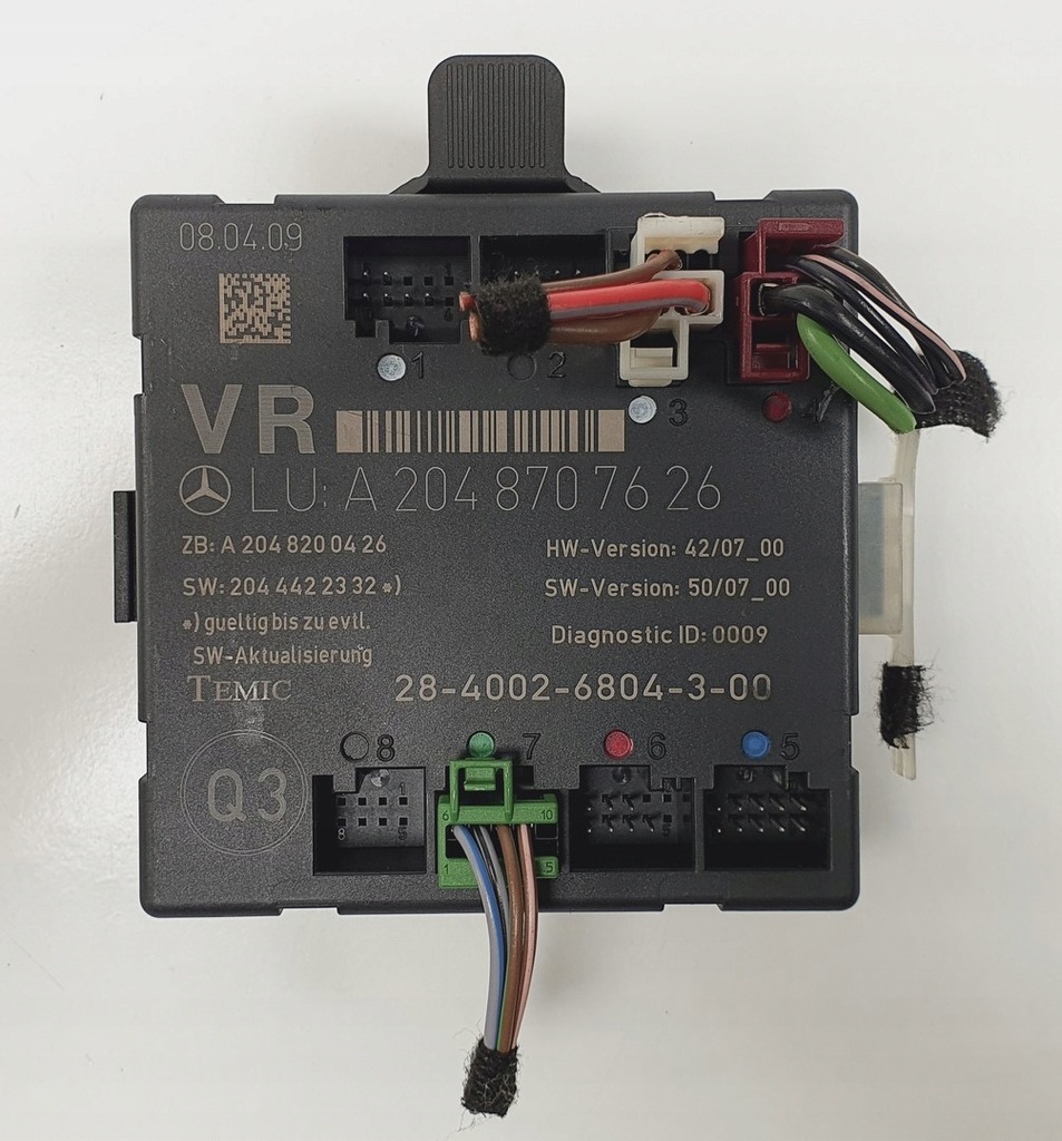 фото №1, Модуль дверь правый перед mercedes glk x204