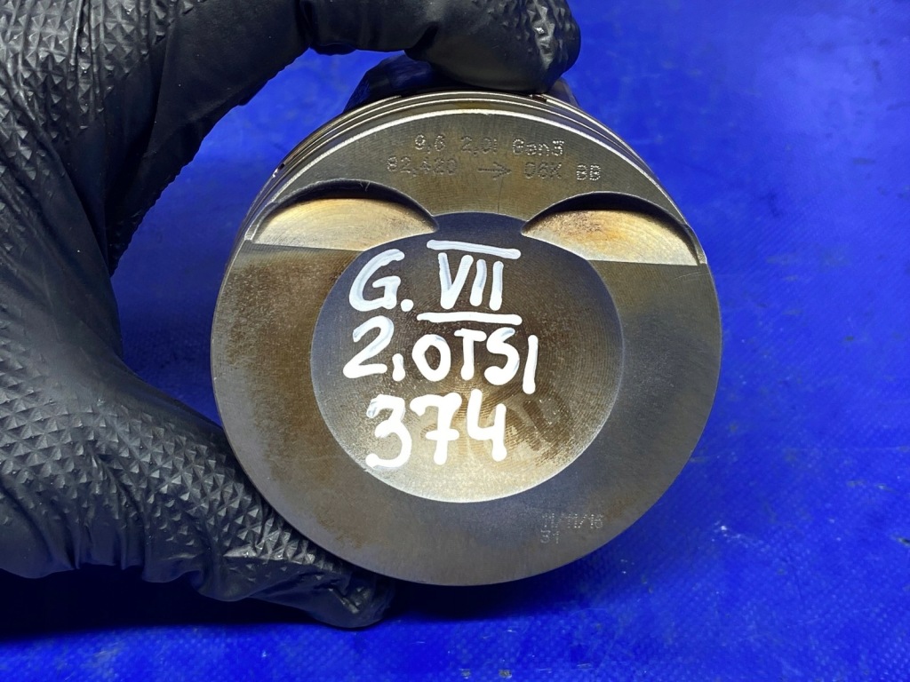 фото №12, Поршень поршень vw golf vii audi a3 s3 2.0 tsi 82.420 06k bb