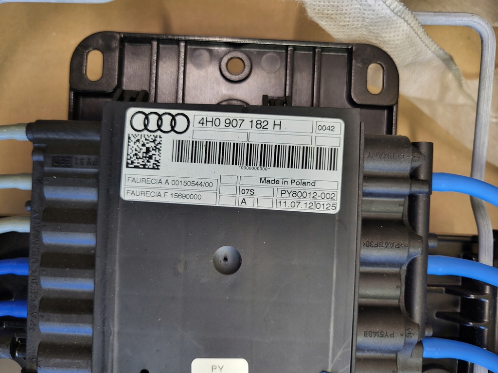 фото №13, Спинка сиденье перед правое каркас вентиляторы audi c7 a7 4g оригинальный номер