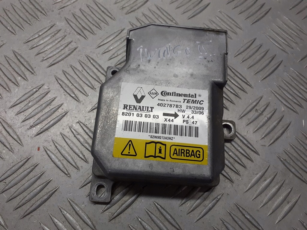 фото №1, Модуль подушка безопасности renault twingo ii 8201030303