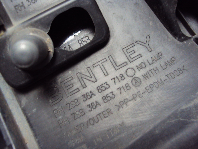 фото №7, Молдинг крыла правый перед bentley bantayga 2015-