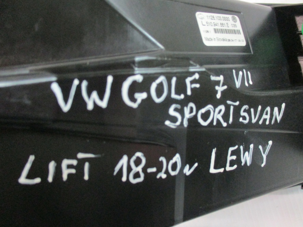 фото №5, Противотуманная фара лампа левый перед vw golf vii sportsvan lift 18r- 510941661e
