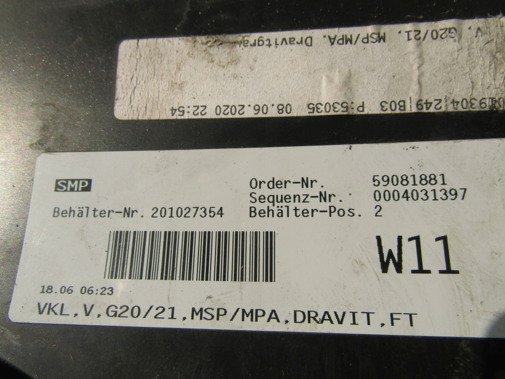 фото №15, Бампер bmw 3 g20 g21 19-21 перед 4xpdc m-pakiet