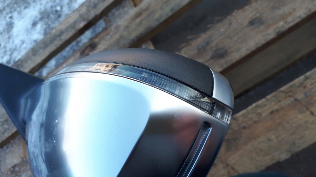 фото №13, S4 b8 lift зеркало заднего вида правое хром ассистент