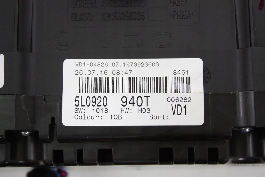 фото №8, Счетчик приборы skoda yeti 2.0 tdi 5l0920940t