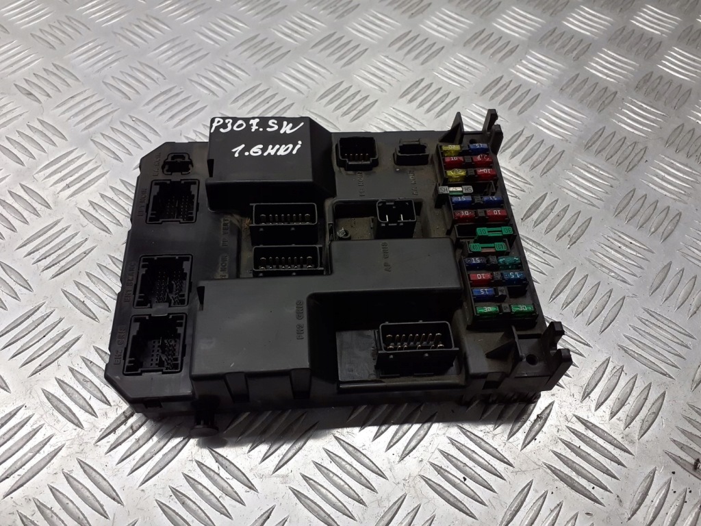фото №1, Коробка модуль bsi peugeot 307 1.6 hdi 9651197580