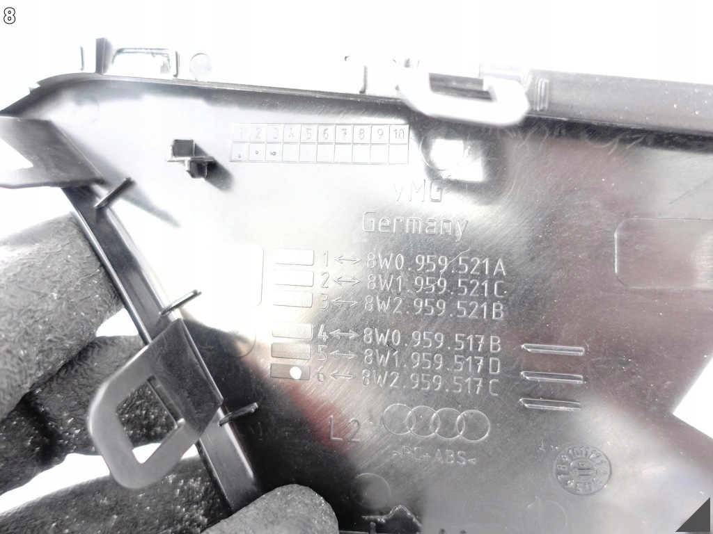 фото №9, Audi a5 s5 8w6 a4 8w0 15- молдинг захист ручка двері ліва перед ambiente uk