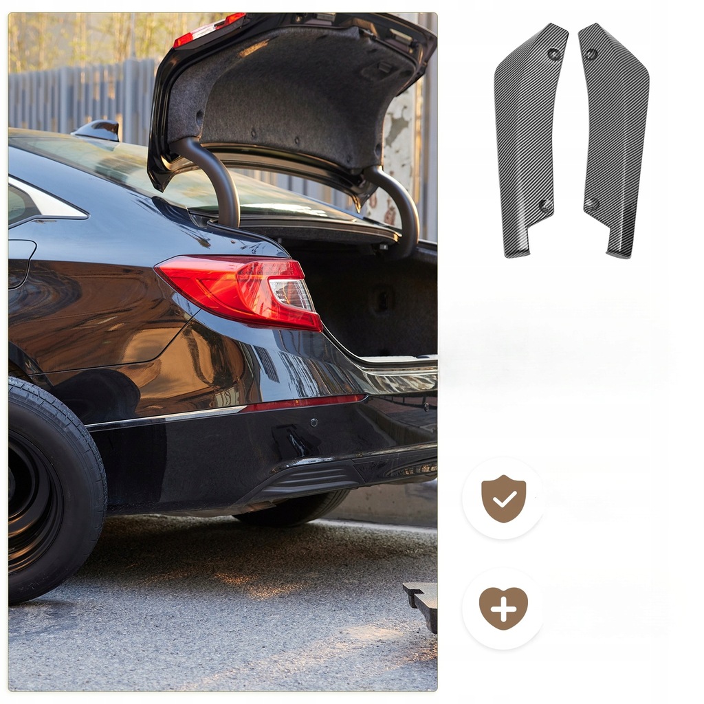 фото №9, Защита бампера автомобильный молдинг спойлера бампера заднего молдинг декоративная бампера автомобильный