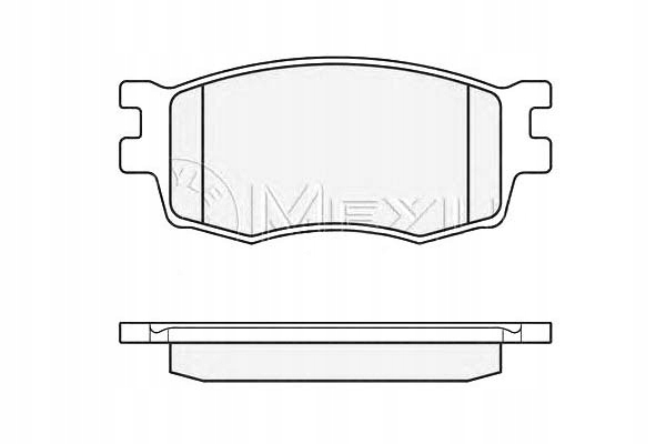 фото №1, Meyle тормозные колодки тормозные hyundai accent iii 1.4 gl