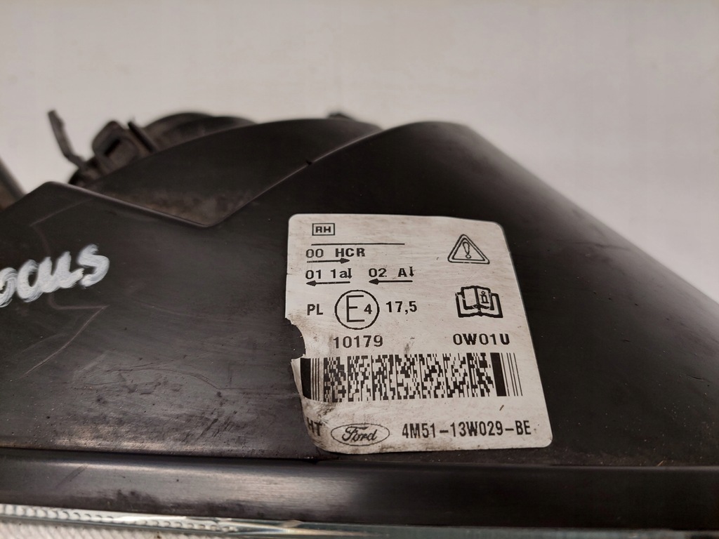 фото №6, Лампа правая передняя ford focus mk 4m5113w029be