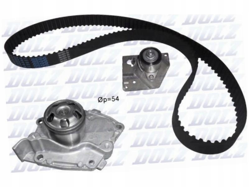 фото №2, Насос wody + ремінь renault grand scenic ii 1.9 nissan primera p12 1.9