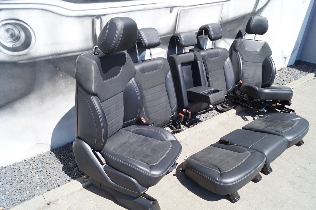 фото №9, Сидіння сидіння перед лівий правий заднє сидіння alcantara шкіра mercedes ml w166 a166