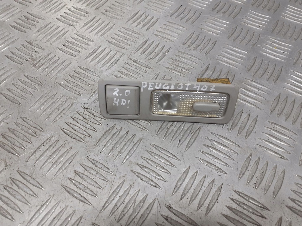 фото №1, Освещение кабины задняя peugeot 407