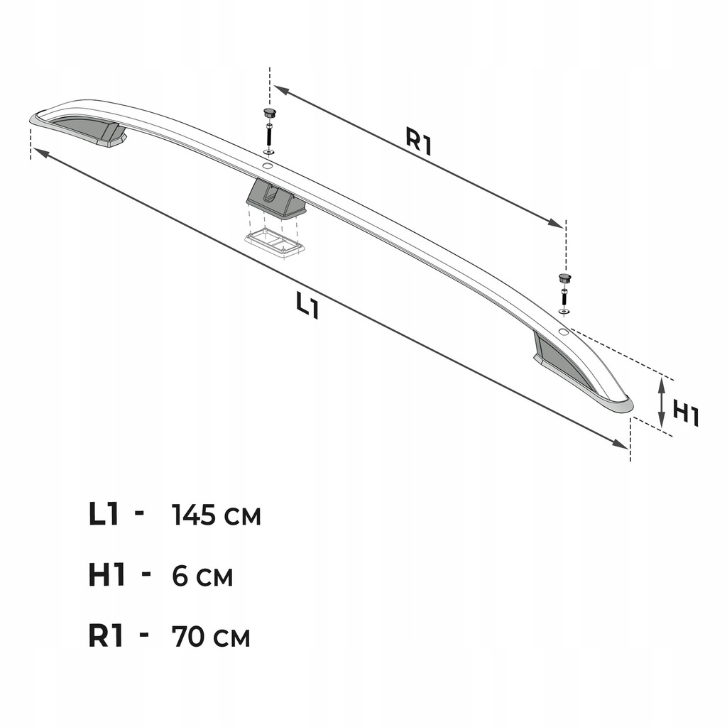 фото №8, Рейлинги кровельные багажник do citroen c4 aircross i 2012-2017