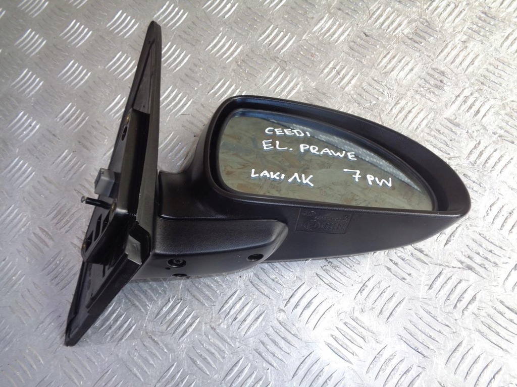 фото №7, Зеркало правое 7 pin kia ceed 1 i 2006- лак: 1k europa