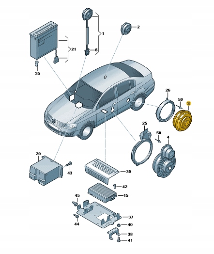фото №12, Vw passat b8 аудиосистема dynaudio усилитель 2015