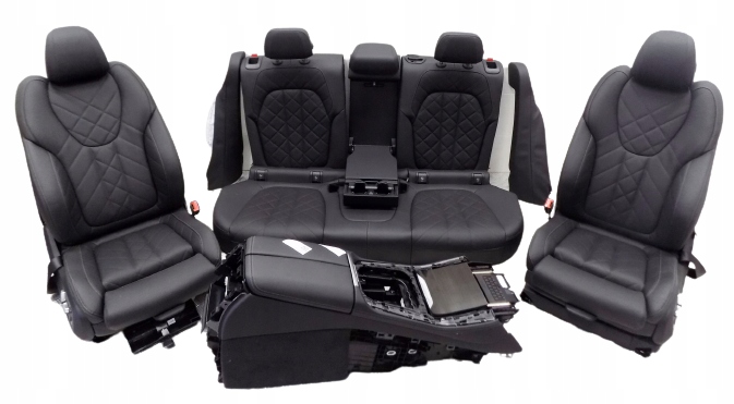 фото №1, Bmw g05 оббивка сидіння заднє сидіння обшивки тунель шкіра