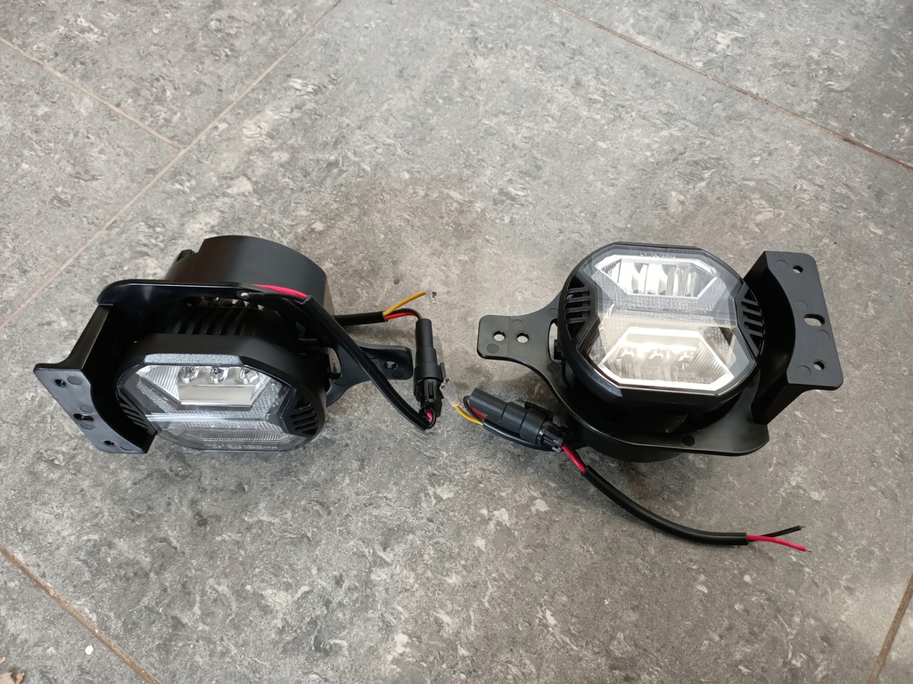 фото №6, Лампы противотуманные фары противотуманные перед + drl дневные jeep wrangler jl