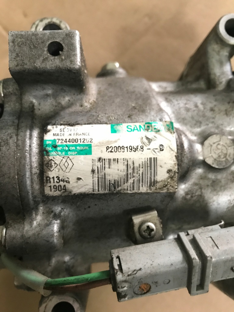 фото №4, Renault clio iii 1.5 dci компресор кондиціонера