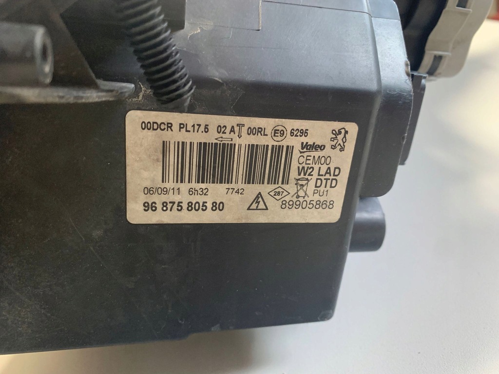 фото №7, Peugeot 508 i лампа лампы ксенон led левая правая ксенон