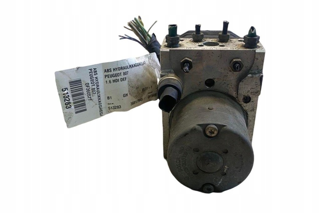 фото №8, Насос abs peugeot 807 e 0265225165 2.2l дизель 94kw 2003