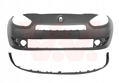 фото №1, 532 бампер передний na renault fluence x38 do 13