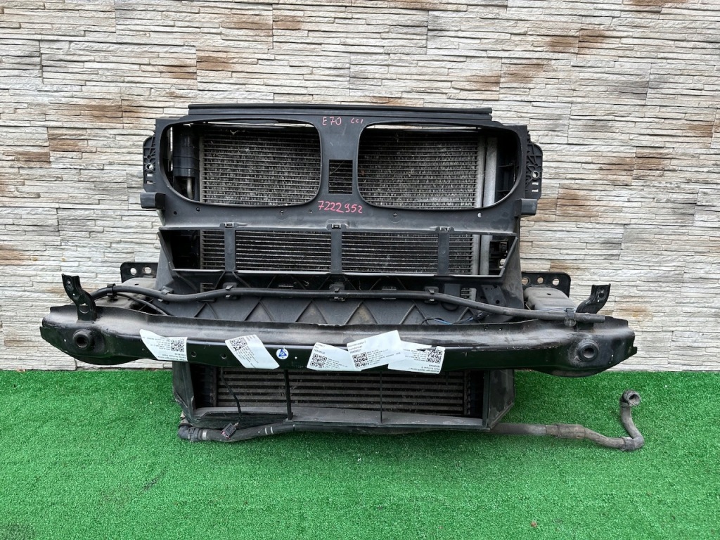 фото №1, Pas передний балка радиатор вентилятор bmw x5 e70