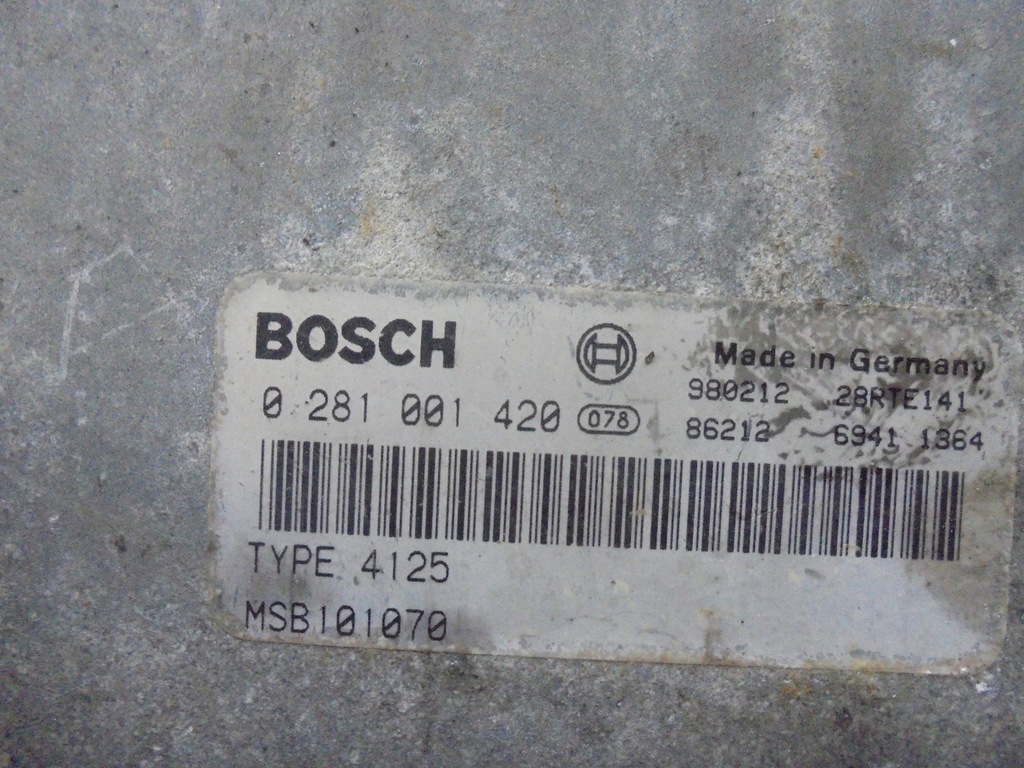 фото №2, Бортовой компьютер блок управления land rover 0281001420