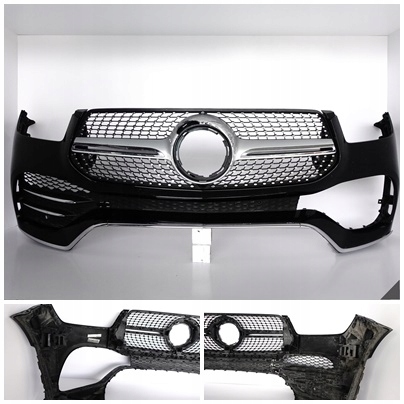 фото №1, Mercedes gle w167 v167 amg 19- хром бампер перед