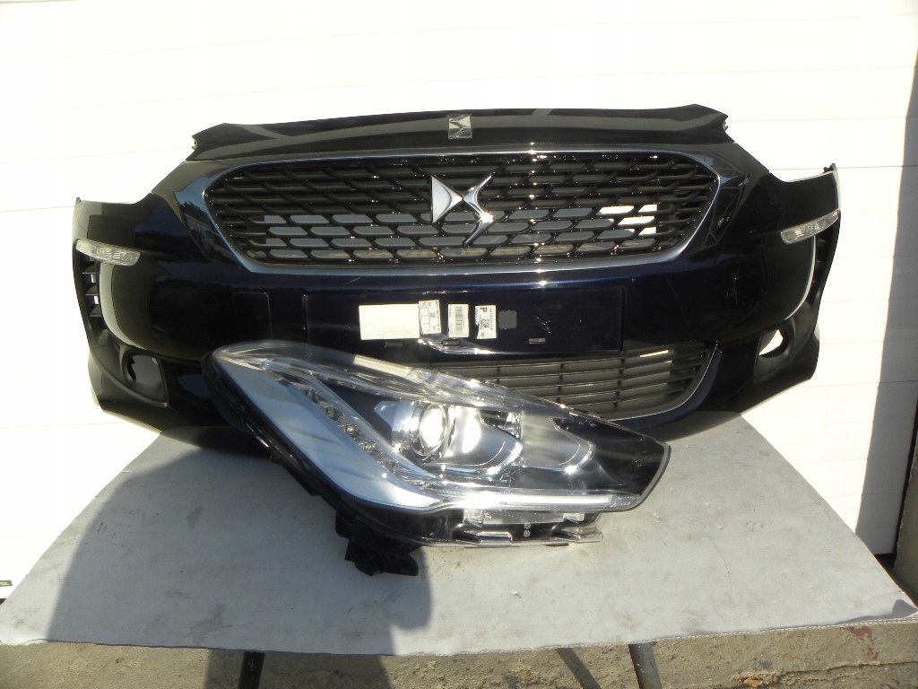 фото №1, Citroen ds-5 lift 2018 rok бампер передний ,лампа правая сторона