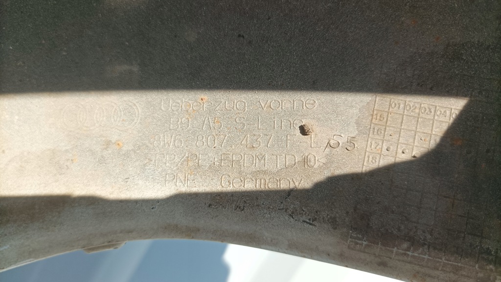 фото №16, Audi a5 s5 8w6 16 бампер передній usa 8w6.807.437 f-l