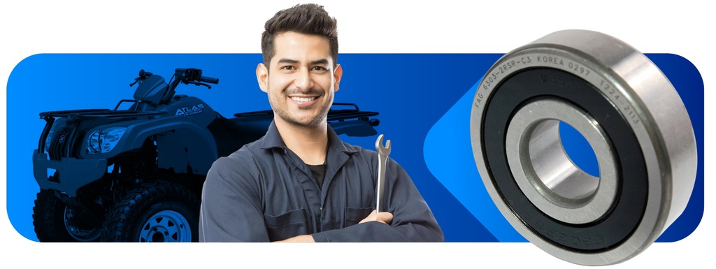 фото №9, Jednorzędowe подшипник kulkowe генератора fag 6303-2rsr-c3