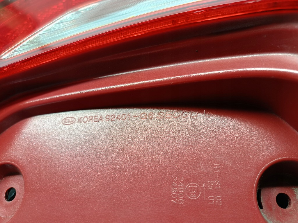фото №11, Kia picanto iii 3 17- лампа левый задняя левая задняя 92401-g6
