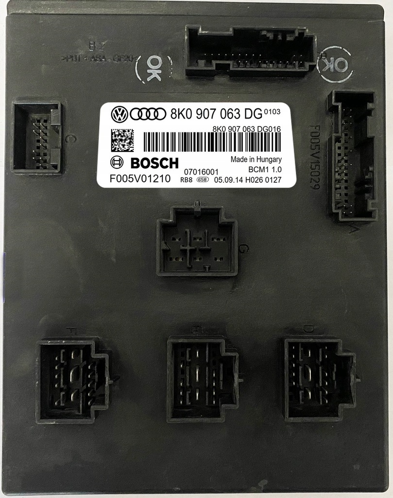 фото №1, Модуль комфорту audi a4 b8 a5 8t q5 8r 8k0907063dg