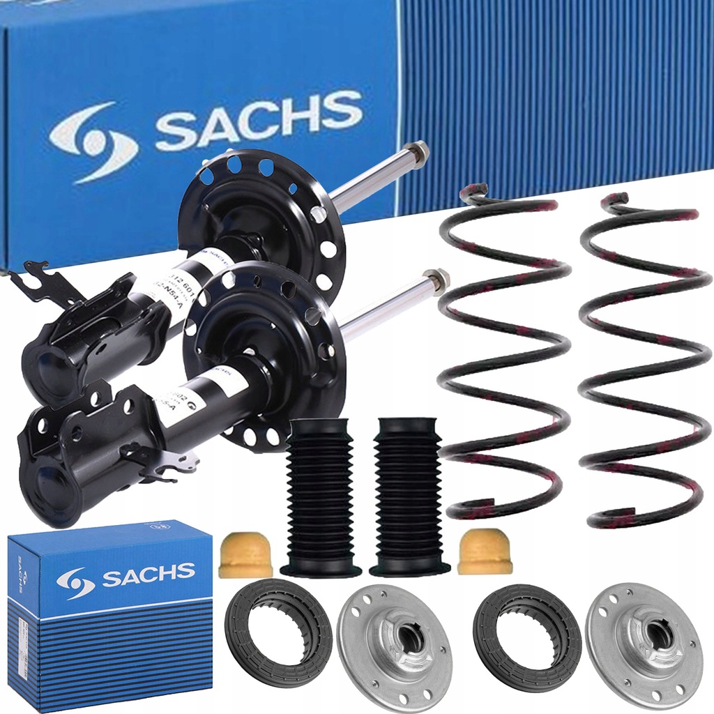 фото №1, Амортизаторы sachs подушки безопасности подшипник защита i отбойники перед do opel vectra c