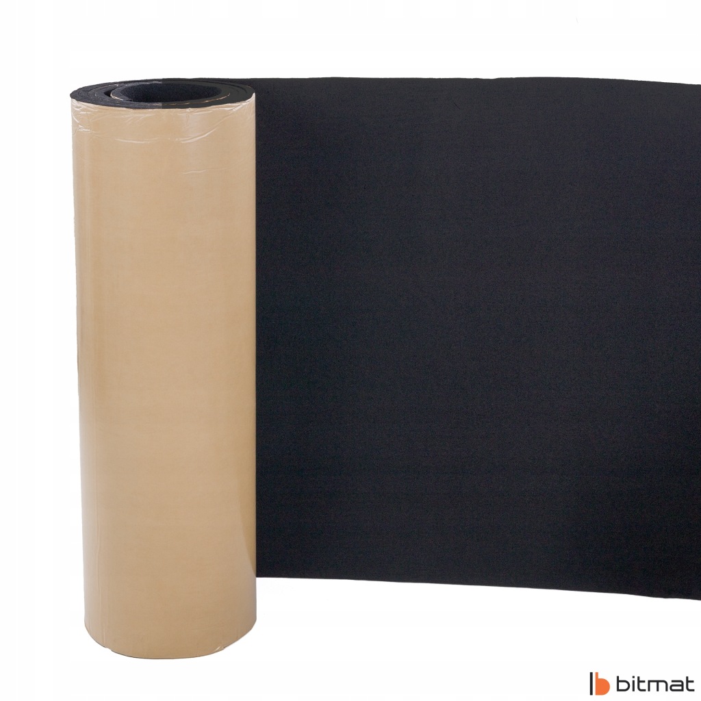 Піна шумоізоляційна мат trudnopalna klej15mm до відсік двигуна поглинач в Україні