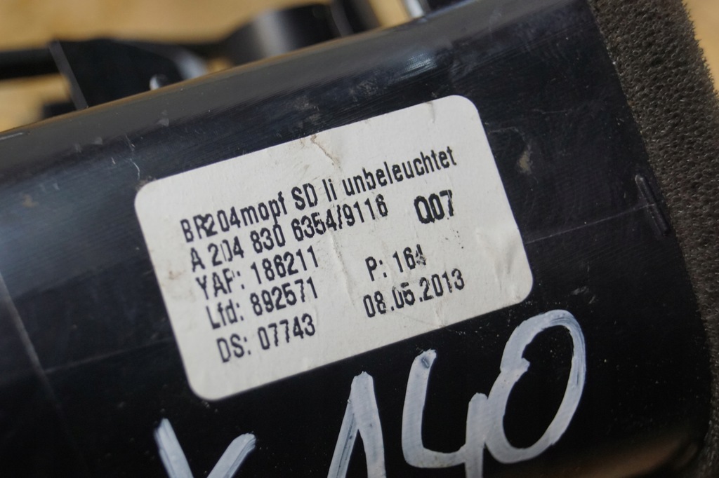 фото №10, Решётка обдув левая mercedes w204 lift a2048306354