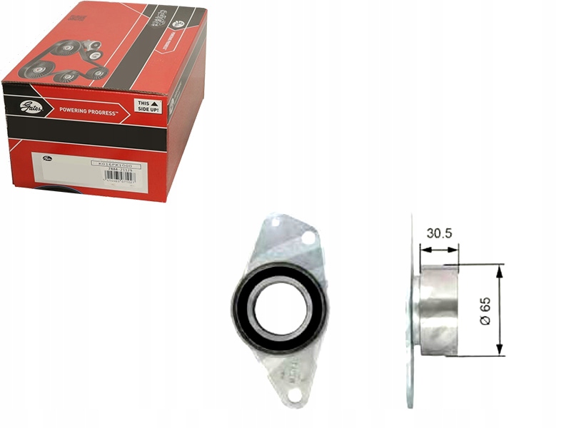 фото №1, Gates ролик направляющая ремень распределительного вала opel movano