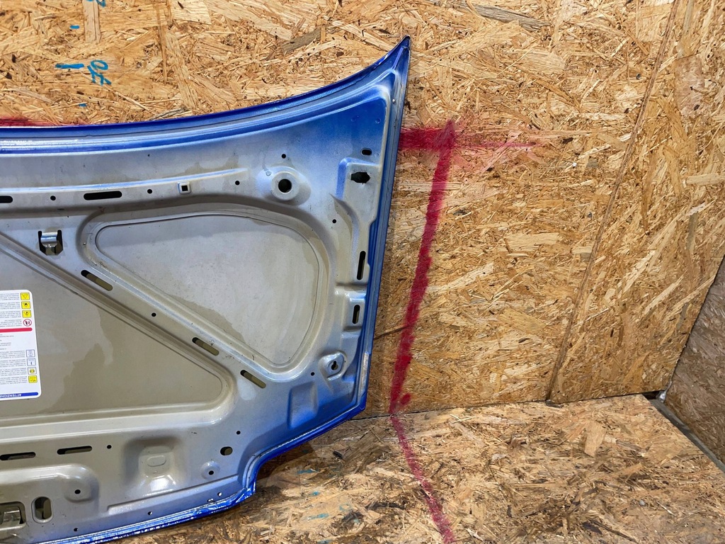 фото №7, Fiat panda ii 2 03-12 капот крышка двигателя