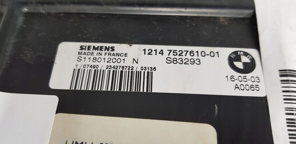 фото №3, Mini cooper r50 r53 1.6 бортовий комп'ютер двигуна #1022