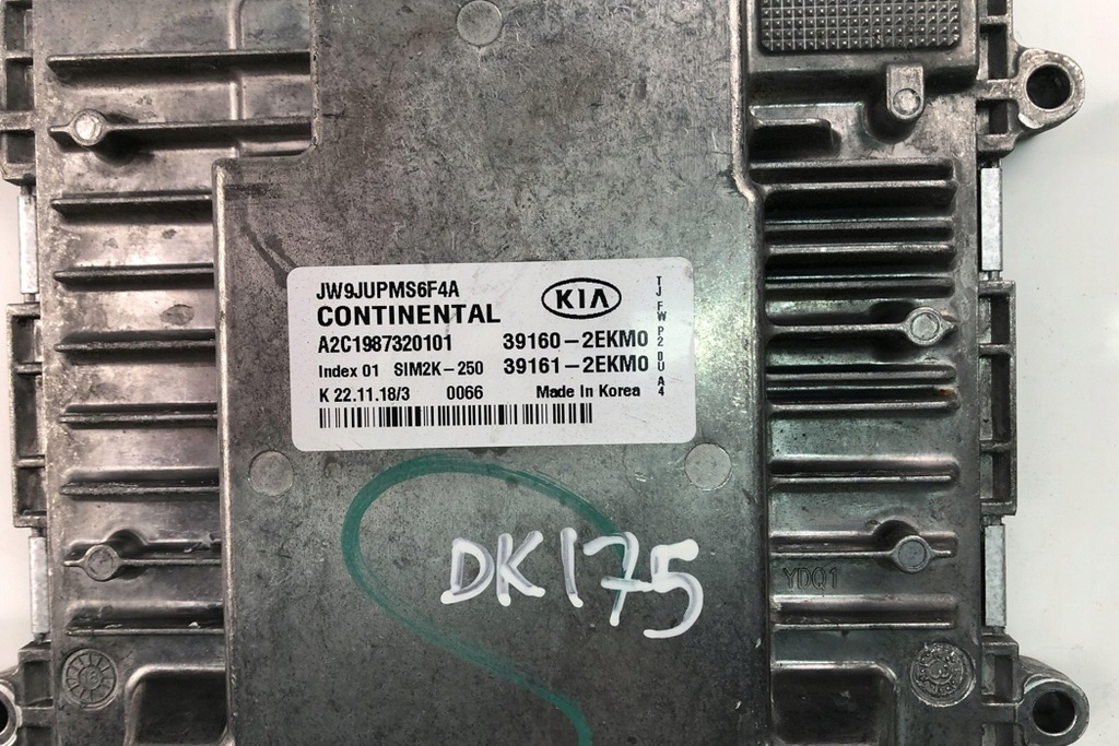 фото №1, Бортовой компьютер двигателя kia optima 391602ekm0 2016